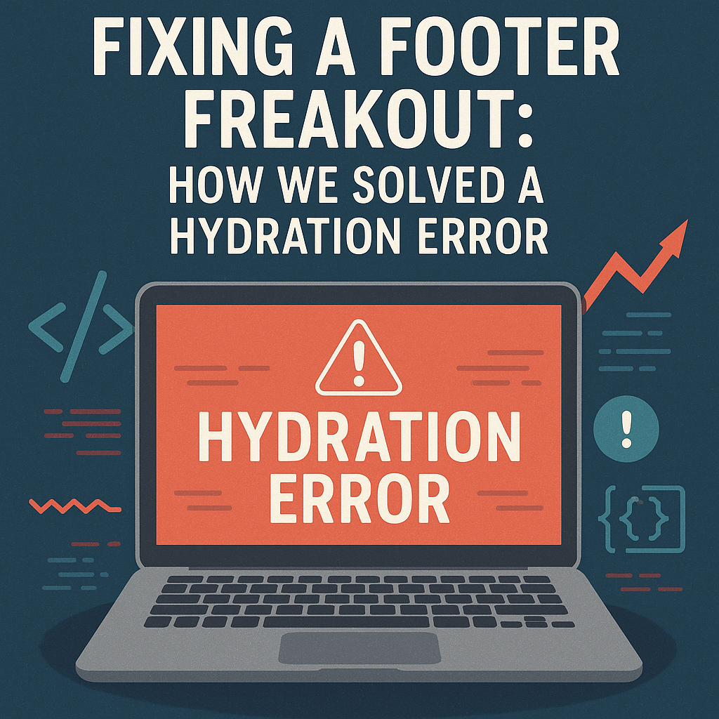 Fixing a Footer Freakout: How We Solved a Hydration Error
